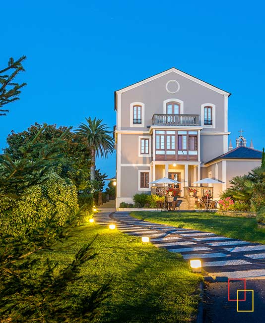 Hotel Casa de Castro, más de 4.000 m2 de bonitos jardines 