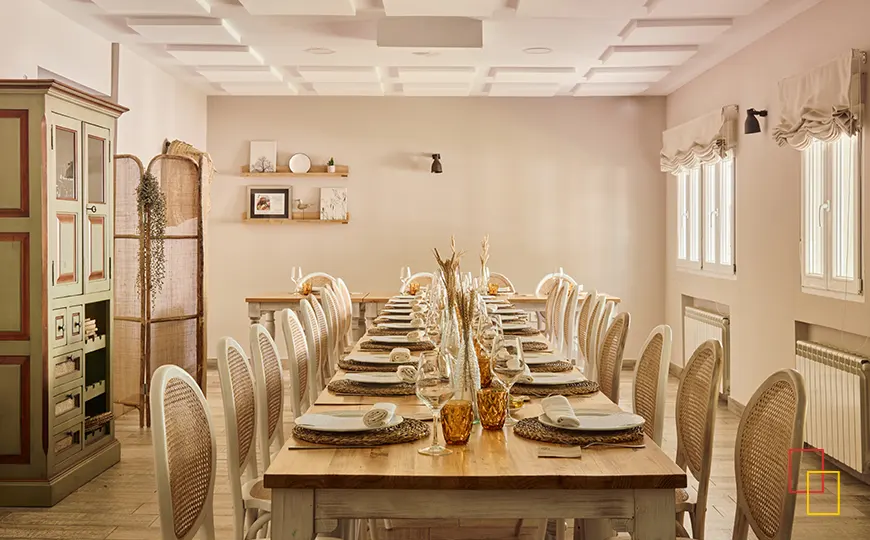 Salón para grupos en Del Carmen Restaurante