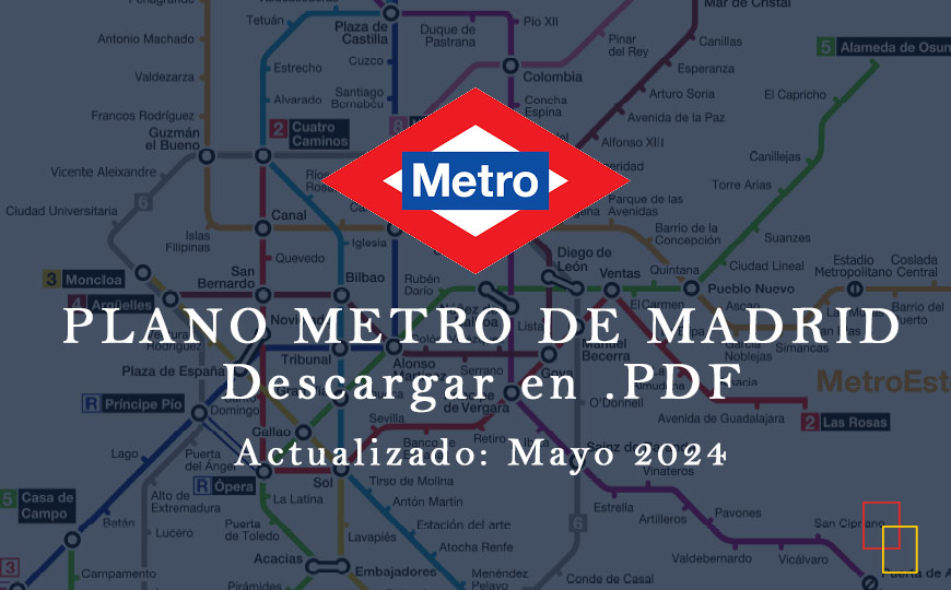 Descargar plano Metro de Madrid