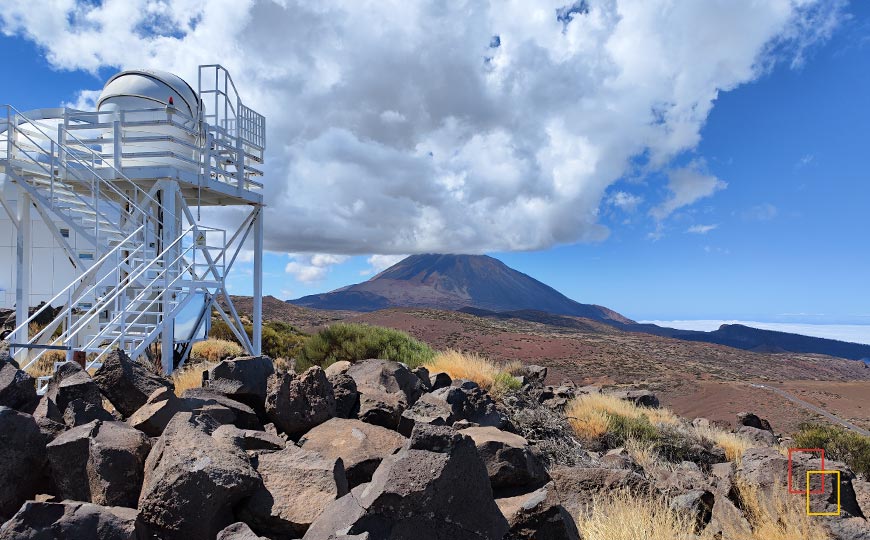 Vistas del entorno natural y del Teide