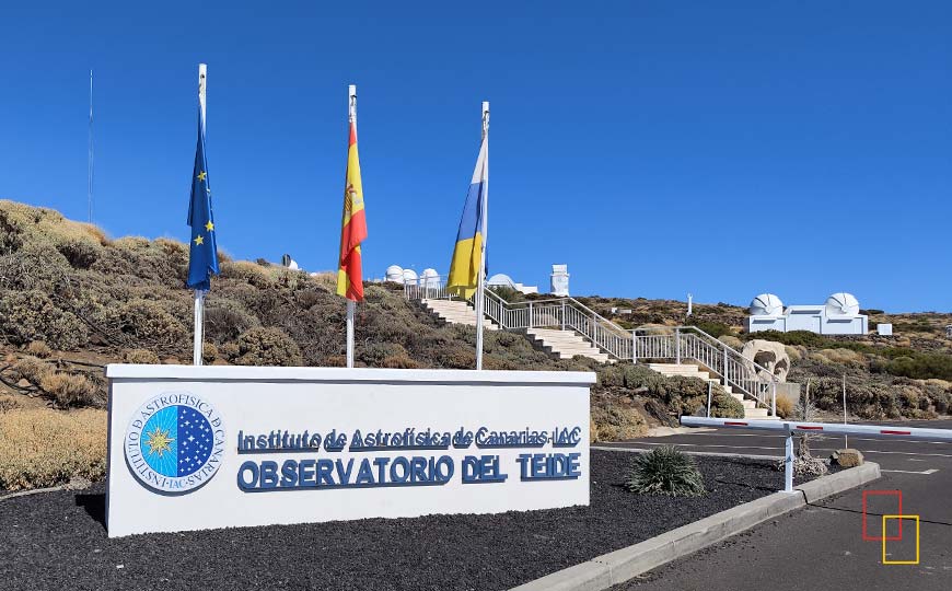 Entrada al Observatorio del Teide