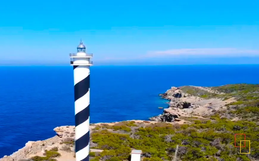 Faro de Punta Moscarter en Ibiza