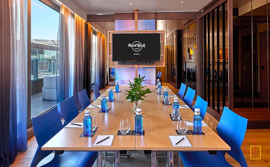 Rock Star Meeting Room en el Hard Rock Hotel Madrid