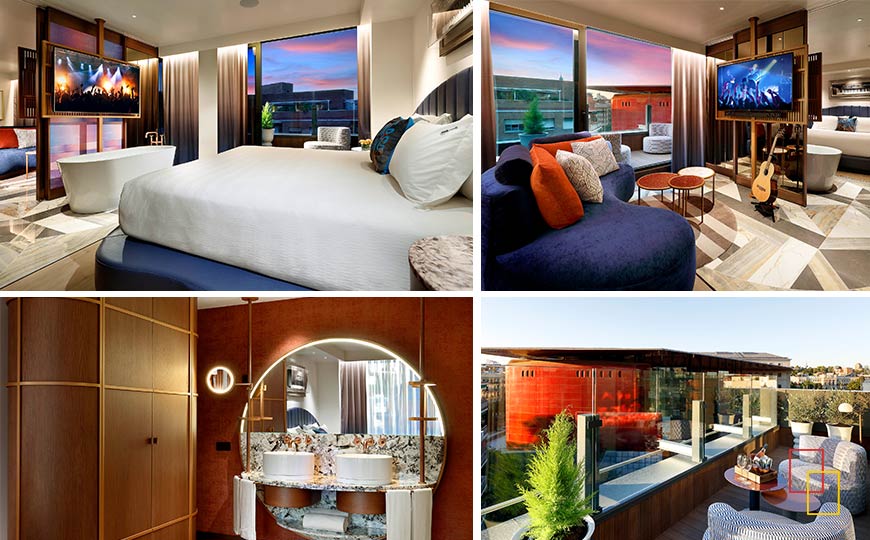 Rock Star Suite en el Hard Rock Hotel Madrid