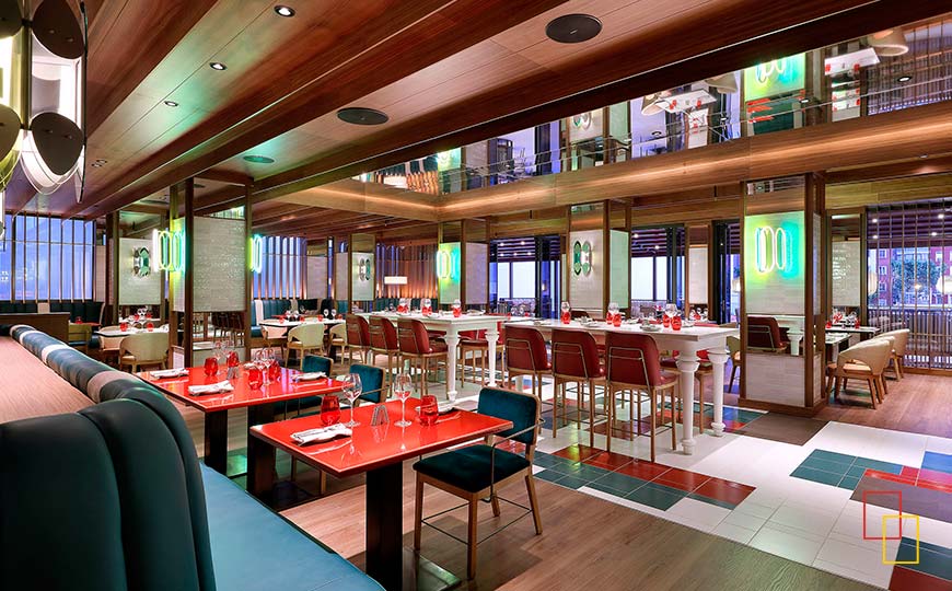 Sessions Restaurant en el Hard Rock Hotel Madrid