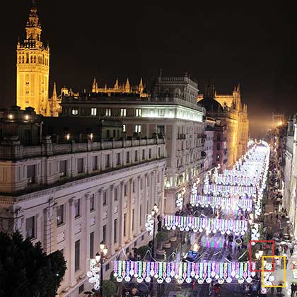 Iluminación Navidad en Sevilla