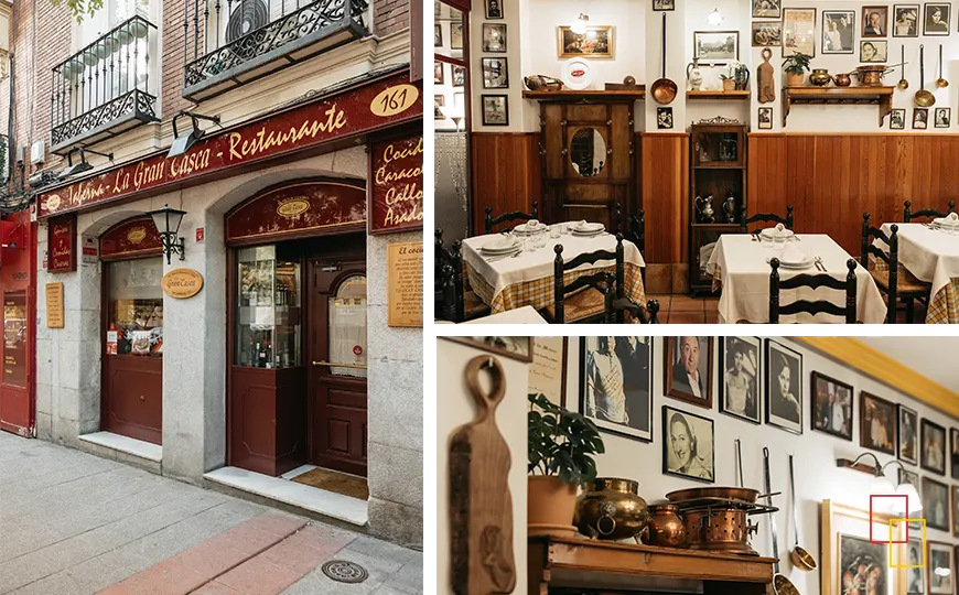 Fachada del restaurante La Gran Tasca