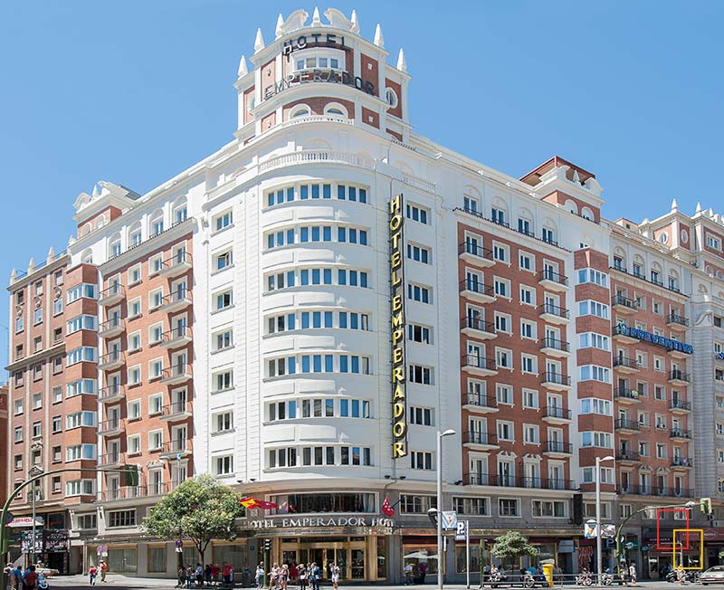 Hotel Emperador 4 estrellas, Madrid centro