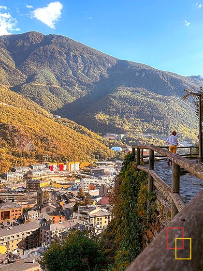 Andorra la Vella entre montañas