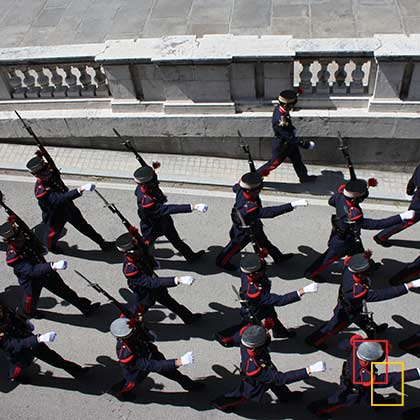 Desfile cambio de guardia en Palacio Real