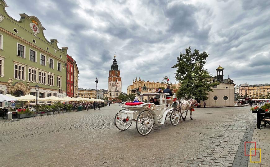 plaza del mercado de Cracovia