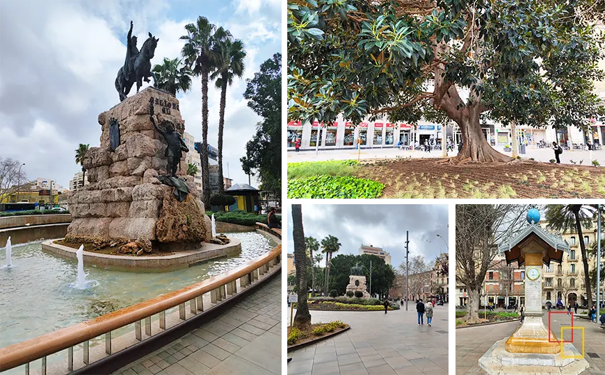 Plaza de España en Palma de Mallorca, otro imprescindible que visitar en Palma de Mallorca en 1 día