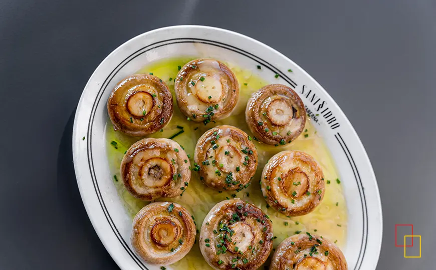 Champiñones a la plancha de Taberna San Isidro