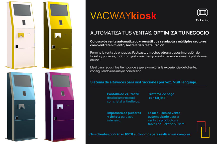 VACWAYkiosk en restaurante de comida rápida