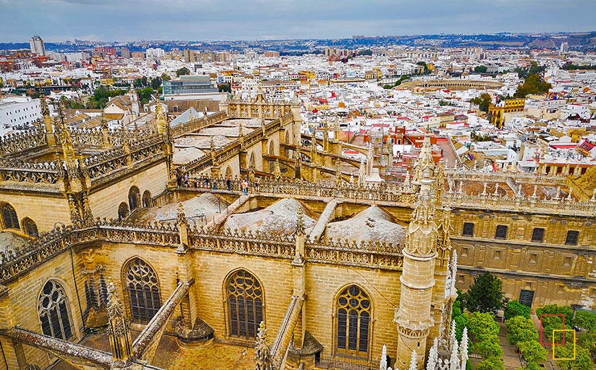 Vista panorámica de Sevilla desde la Giralda