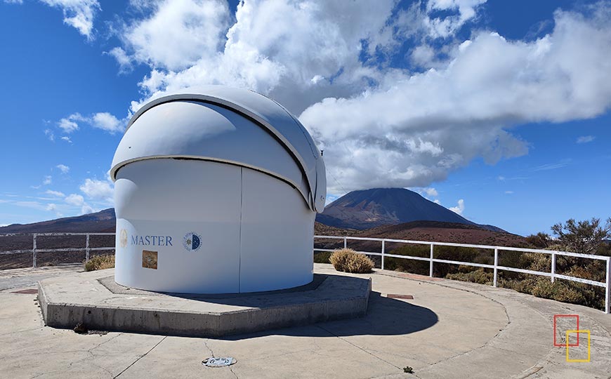 Vistas del Teide desde el Observatorio