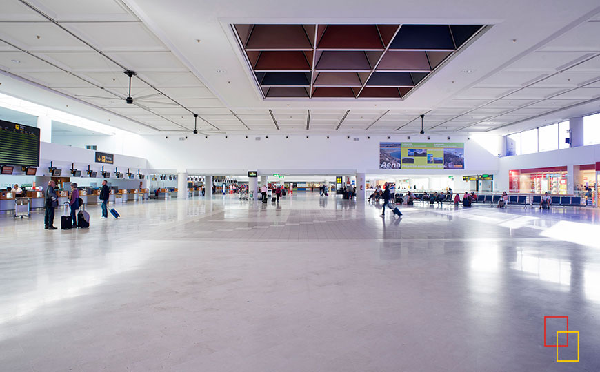 Zona de facturación del Aeropuerto César Manrique-Lanzarote